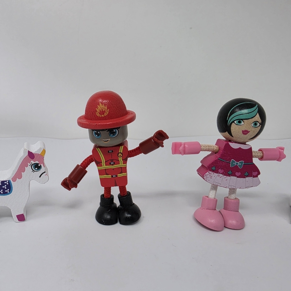 J Adore Fireman Zac Zoe Horse Cat Lot of 4